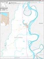 E. Carroll Parish (), La Carrier Route Wall Map